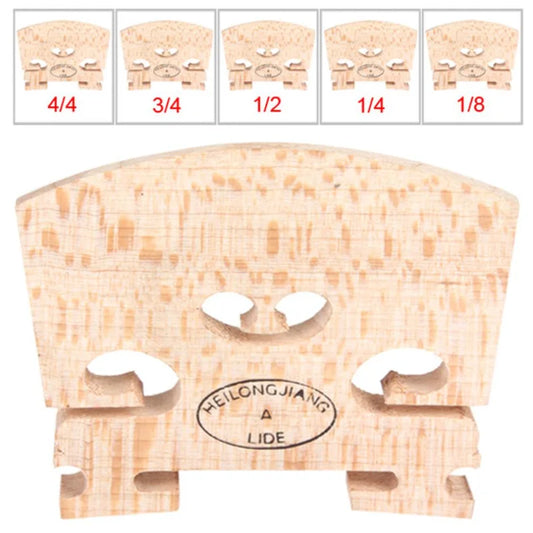 Maple Wood Regular Acoustic Violin Bridge 1 8 4 2 3 Optional Sizes Peaceful Pleasures Health and Wellness 4-4
