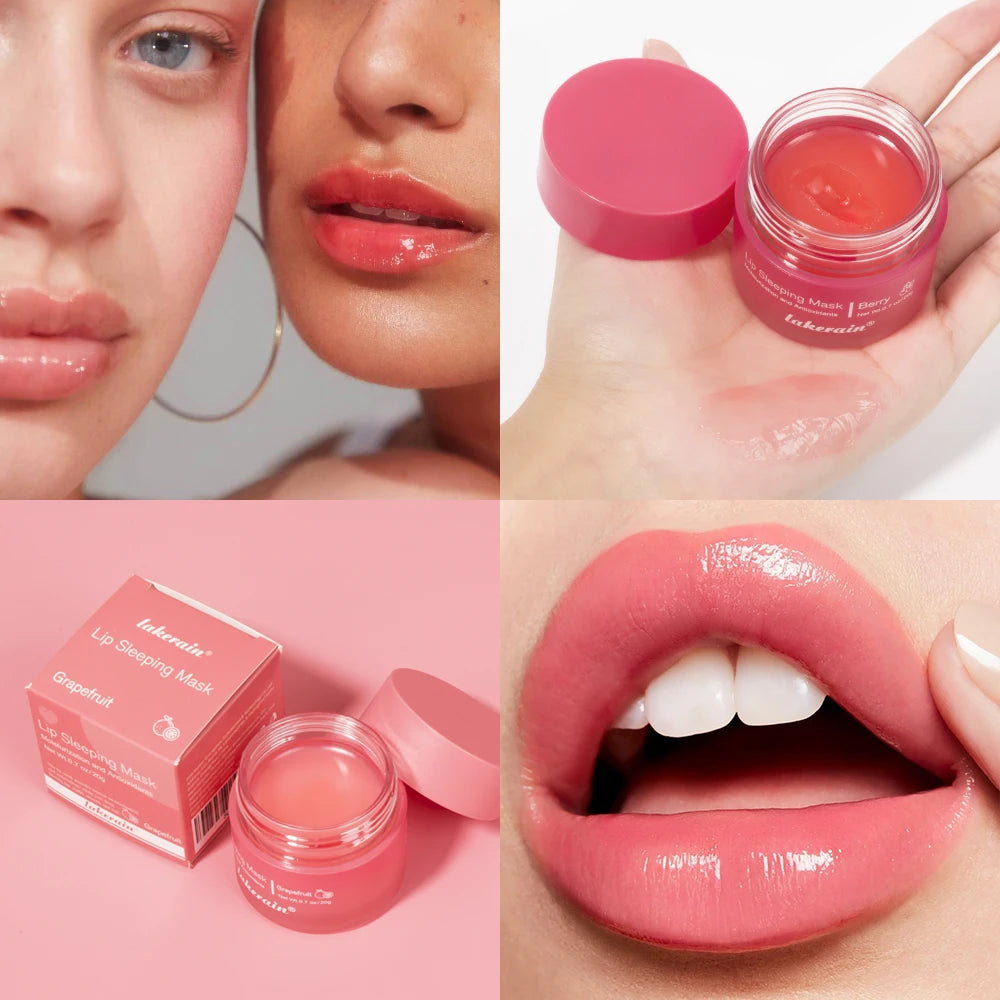 20g Moisturizing Lip Mask Night Sleeping Lips Care Maintenance Fades Lip Lines Relieves Lipitis Lip Care Products Peaceful Pleasures Health and Wellness