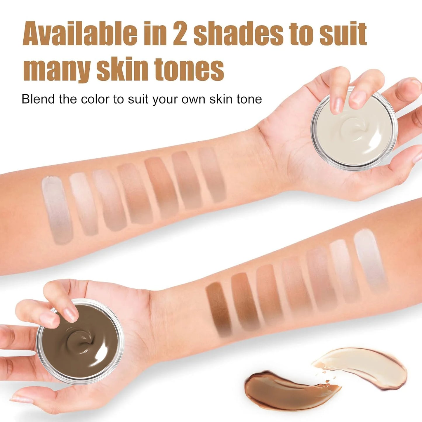 Waterproof Tattoo Cover Up Concealer | Full Coverage, 2 Colors