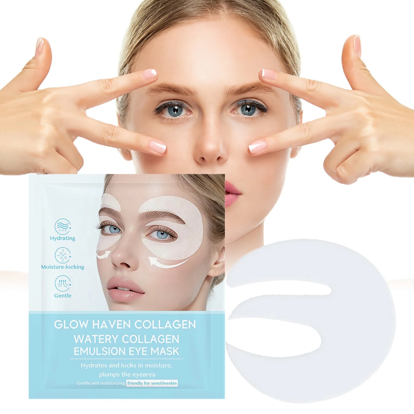 Hydrolyzed Collagen Eye Mask – Anti-Wrinkle Under Eye Patches