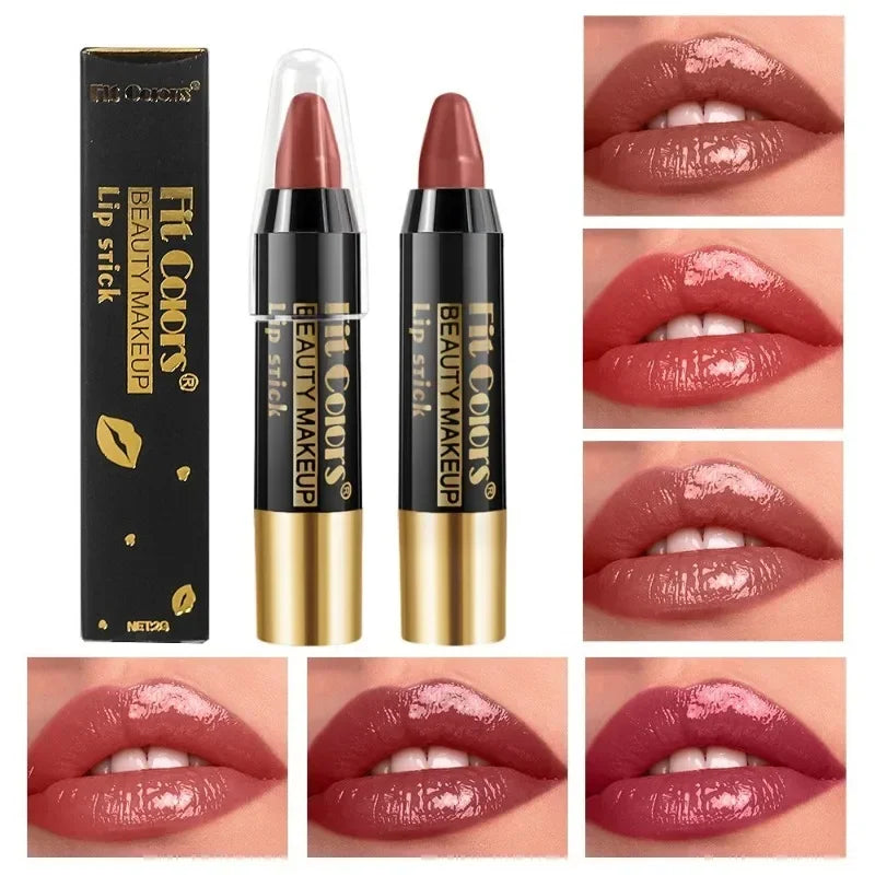 Moisturizing Crayon Lipstick – Velvet Matte & Waterproof