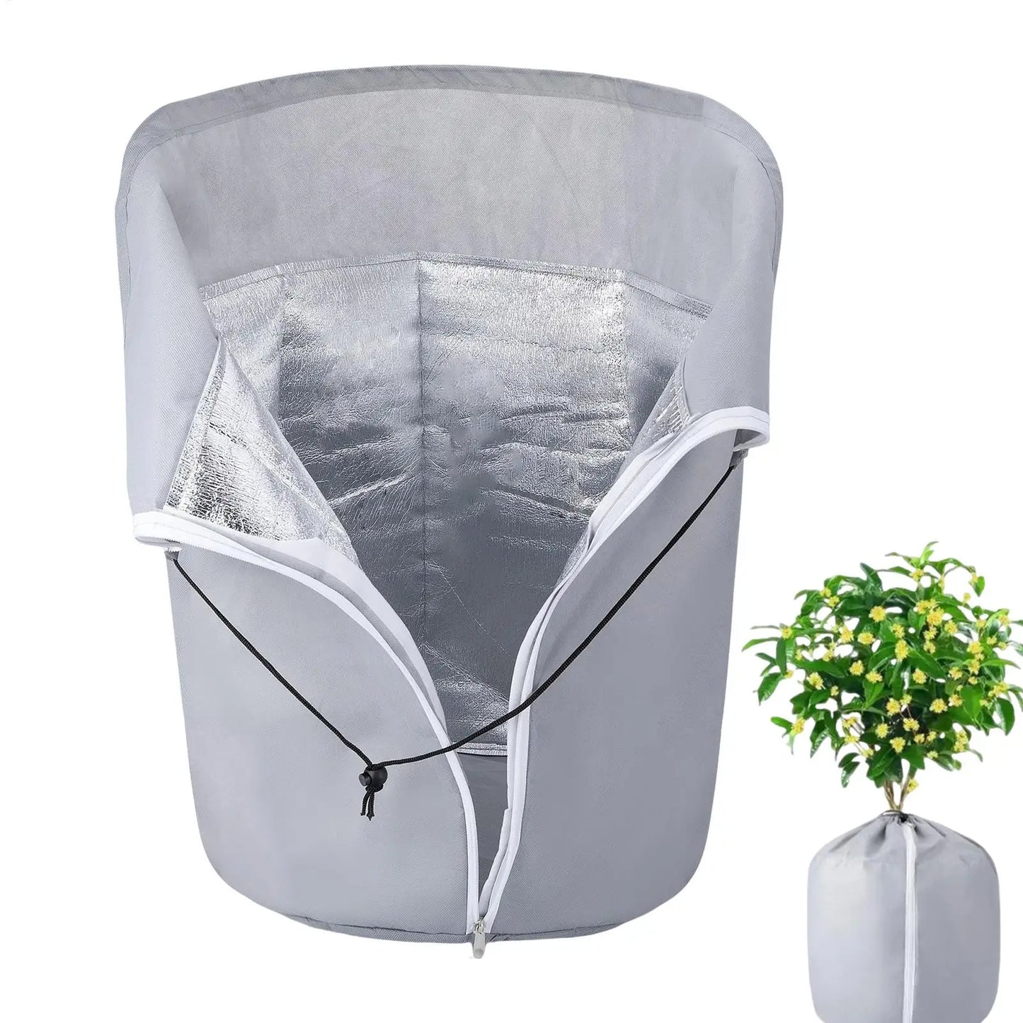 Winter Plant Pot Cover – Frost & Insulation Protection Bag