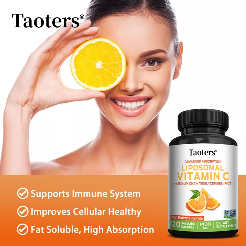 Liposomal Vitamin C 1000mg Capsules | Immune & Skin Support