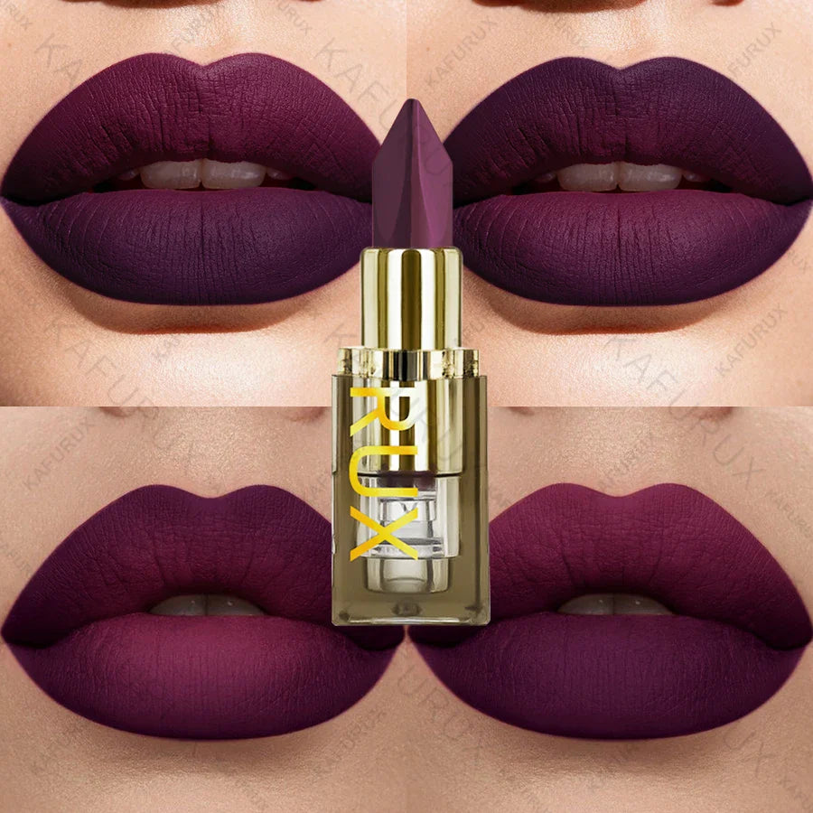 KAFURUX Two-Tone Glitter Matte Lipstick – 11 Shades