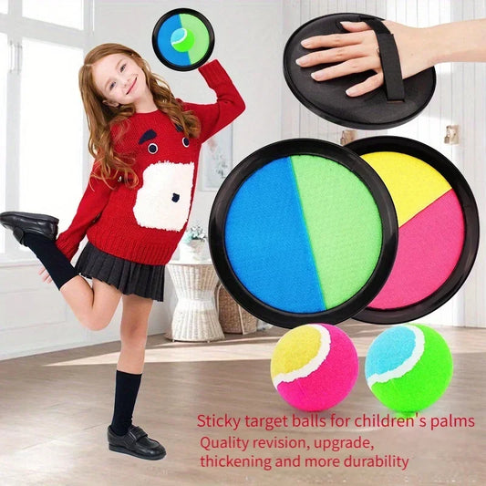 Kids Sticky Ball Catch Game Set – Outdoor Throw & Catch Toy Catch Ball Game Set Oasis Select