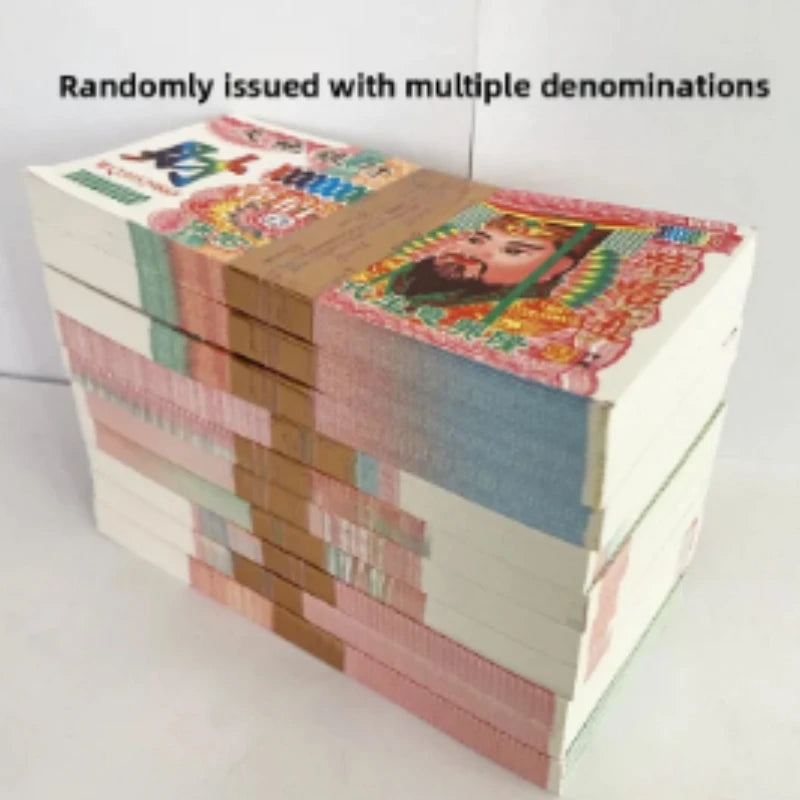 10 pacotes Ancestor Money Joss Paper Hell Bank Notes Sacrificial Offerings Connection with Your Ancestor Bring Good Fortune Peaceful Pleasures Health and Wellness