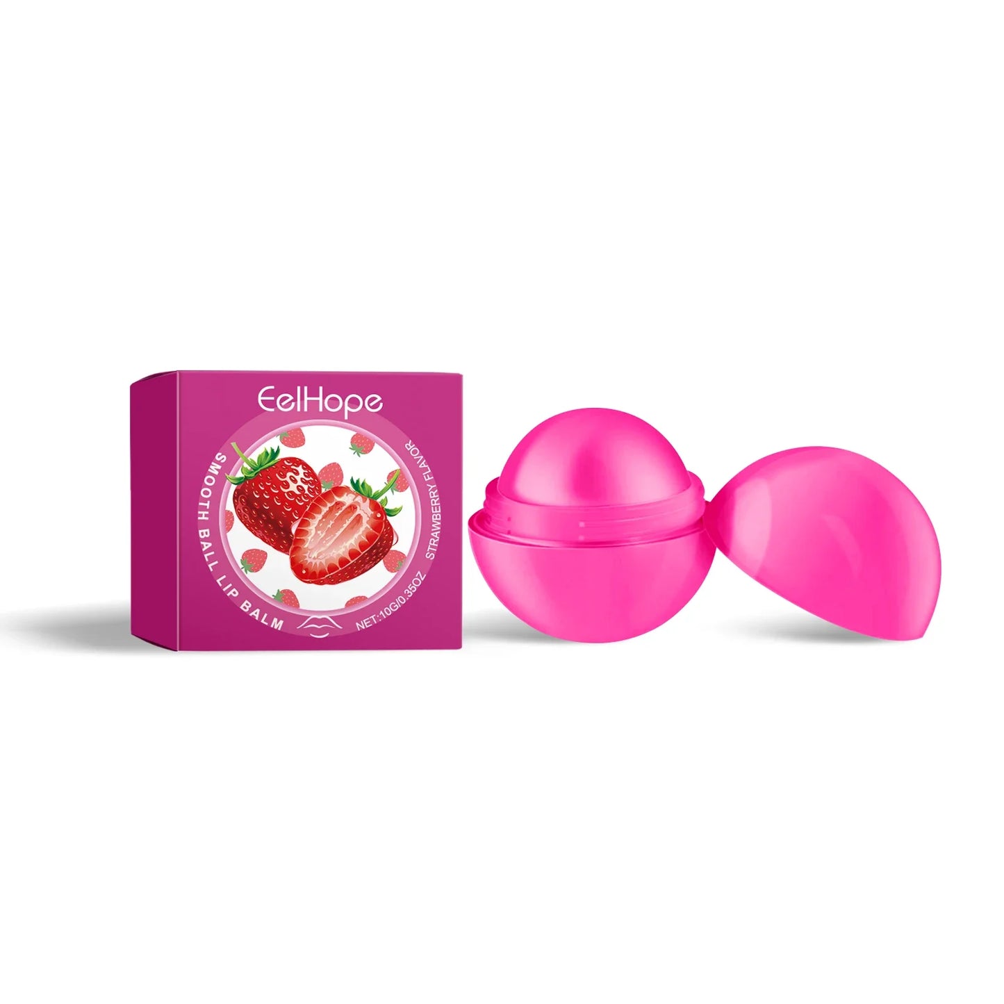 Eelhope Fruity Ball Lip Balm – Deep Moisturizing, All Seasons