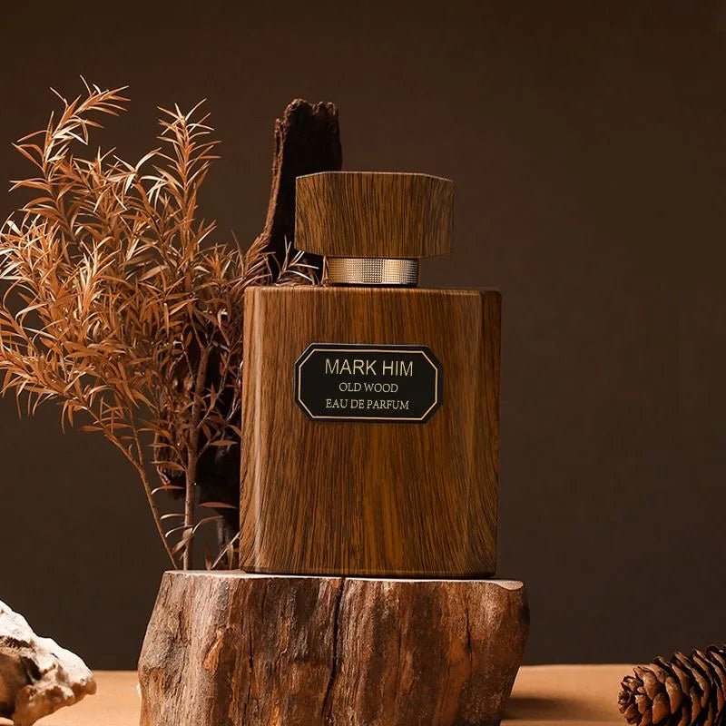 High-end Wood Perfume Brand Cologne Ebony Agarwood Long-lasting Fragrance Fresh Charm Confident Business Men Light Perfume 100ml Peaceful Pleasures Health and Wellness