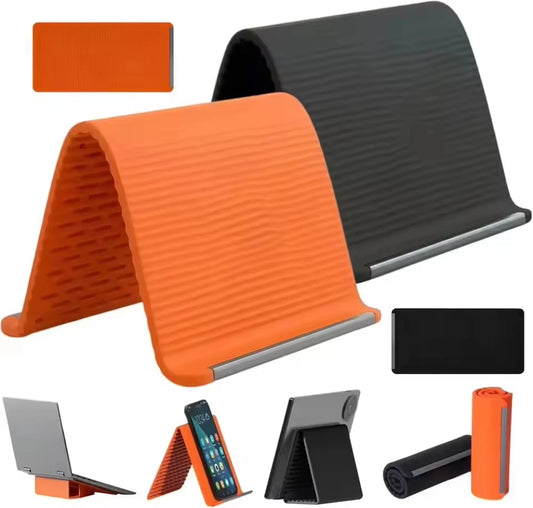 Foldable Silicone Phone Stand | Flexible Multi-Angle Holder Phone Stand Peaceful Pleasures Health and Wellness