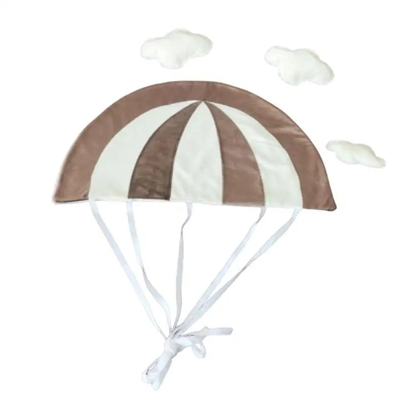 Newborn Cloud Parachute Photo Props Set | Baby Shower Gift