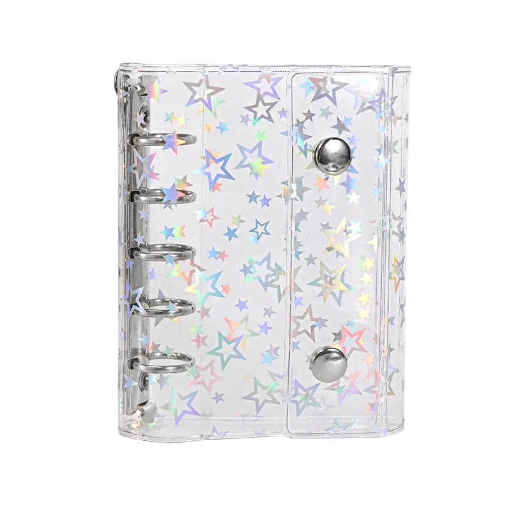 Waterproof Money Savings Challenge Binder PVC Cover Button Closure Envelope Savings Challenges Book Transparent Portable Peaceful Pleasures Health and Wellness M5