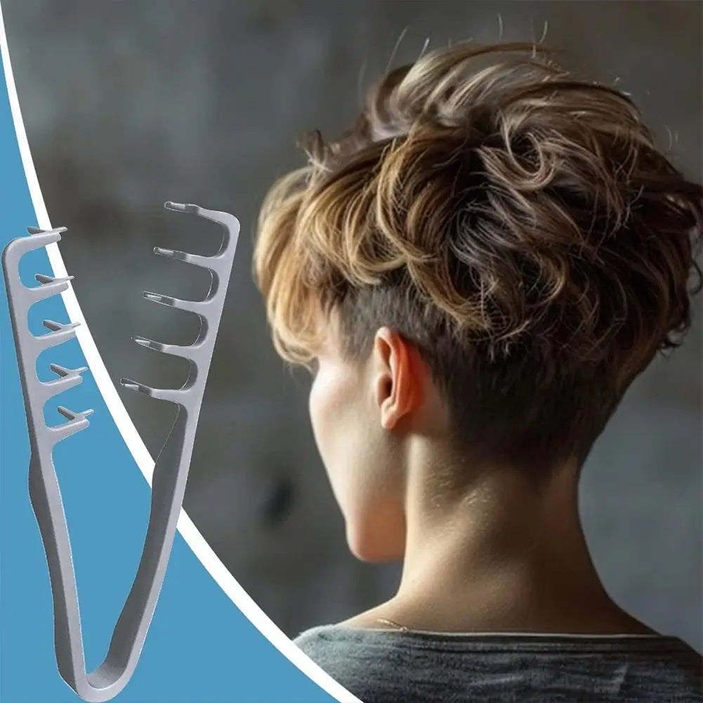 Volumizing Wide-Tooth Hair Styling Comb Curling Tools Fluffy Texture for Men Ideal for All Hair Types Hairstyling Tools Peaceful Pleasures Health and Wellness