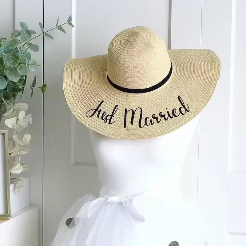 Bride to Be Beach Straw Hat | Bachelorette Bridal Shower Gift
