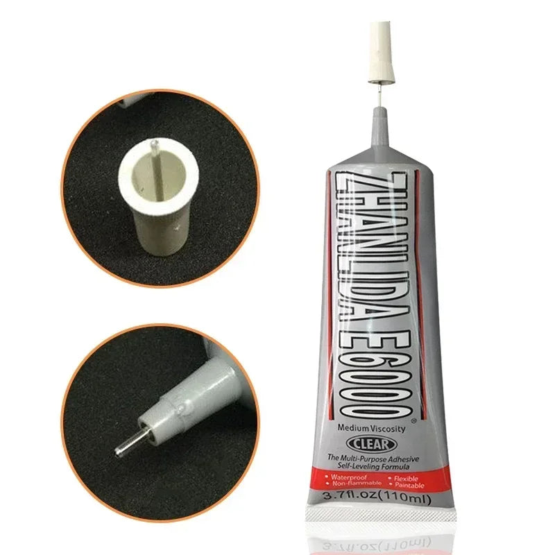 E6000 Clear Epoxy Glue for Rhinestones, Jewelry & DIY Crafts