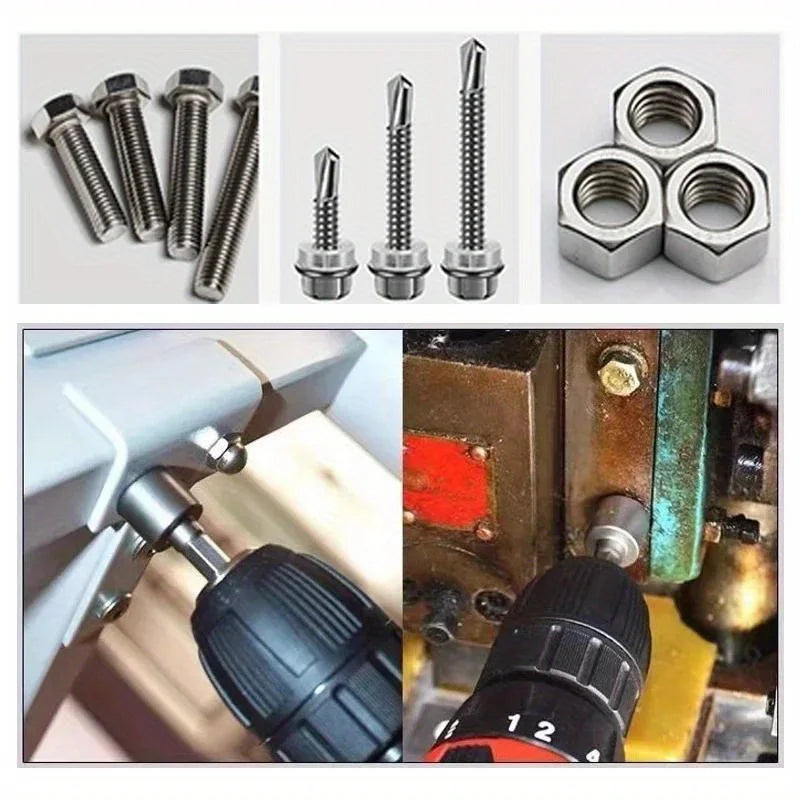 Hex Nut Driver Socket Set 9/14pc CRV Steel – 5mm to 13mm Peaceful Pleasures Health and Wellness