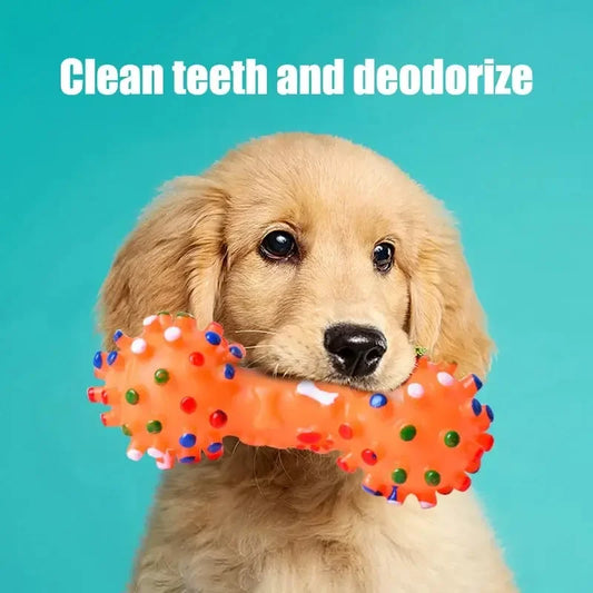 Natural Rubber Dog Chew Toy – Bite-Resistant Teeth Cleaner Dog Chew Toy Peaceful Pleasures Health and Wellness