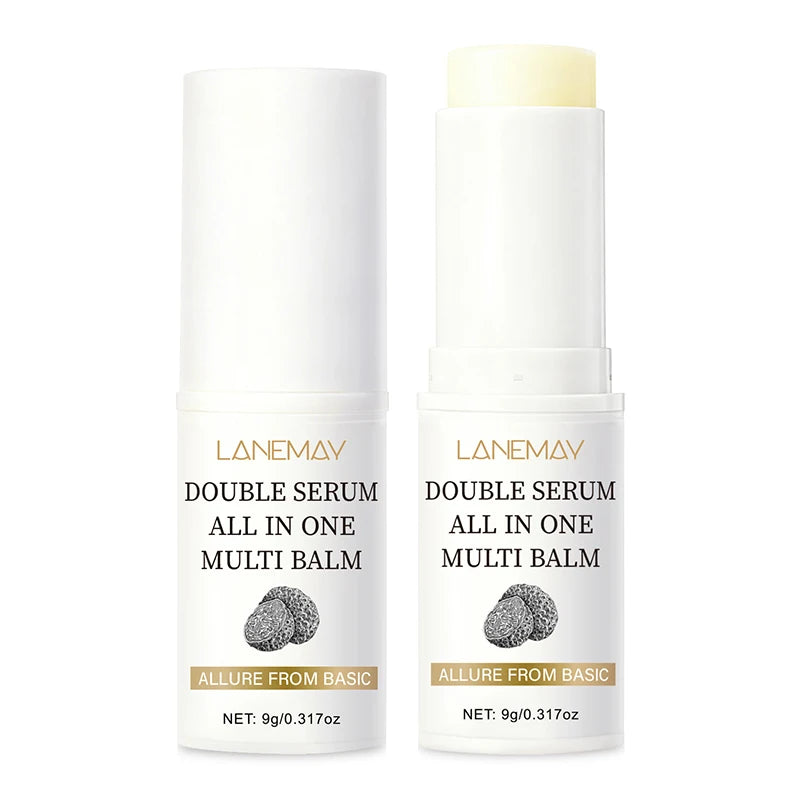 Black Truffle All-in-one Multi Serum Stick 9g Moisturizing Glowy Finish Solid Skin Cream Relieve Dry Skin Enhance Elasticity Peaceful Pleasures Health and Wellness 2PCS