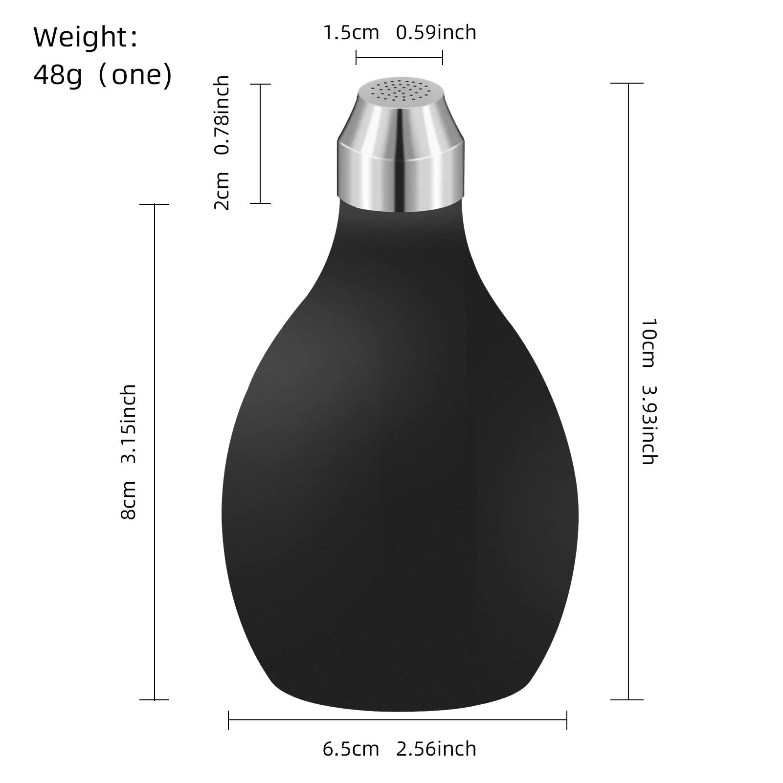 Professional Hair Powder Spray Bottle - Soft Silicone Powder Dispenser for Hair Trimming, Body Powder, and Baby Powder - Ideal Peaceful Pleasures Health and Wellness