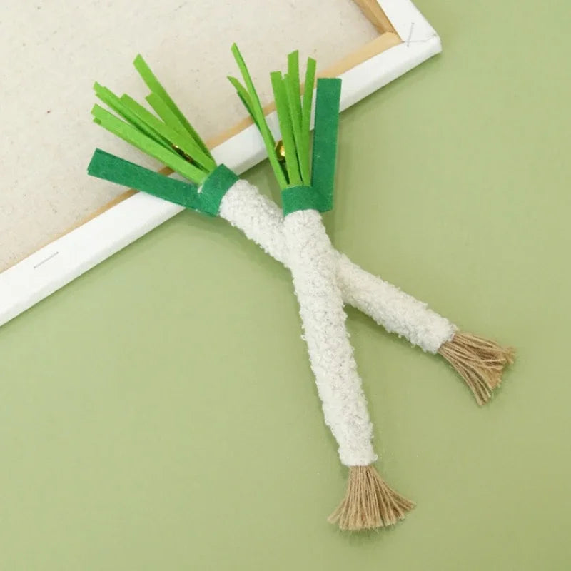 Interactive Wooden Cat Teaser Stick Toy with Bell | Kitten Play