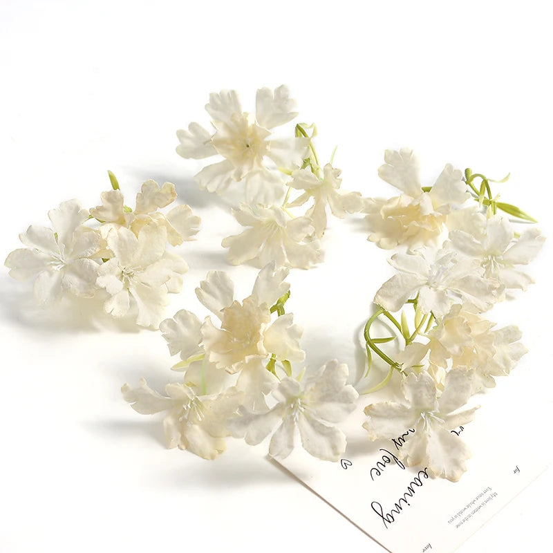 10pcs Silk Artificial Flower Heads – Wedding & Home Decor