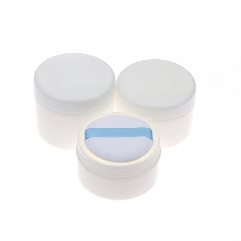 1PC 200/250/300g Loose Powder Case Loose Powder Setting Powder Honey Powder Dispenser Toner Empty Case With Puff Sifter Lid Peaceful Pleasures Health and Wellness