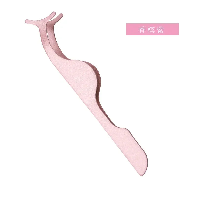 Stainless Steel False Eyelashes Curler, Tweezer Clip Clamp Makeup Tool, 1Pcs Professional Magnetic Eyelashes Extension Applicato Peaceful Pleasures Health and Wellness China Mainland BE39-0029