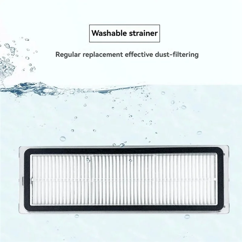 A36T-16PCS Brush Filter Mop Cloth And Main Brush Cover For Mijia 1C 1T Vacuum Cleaner Accessories Replacement Parts Peaceful Pleasures Health and Wellness
