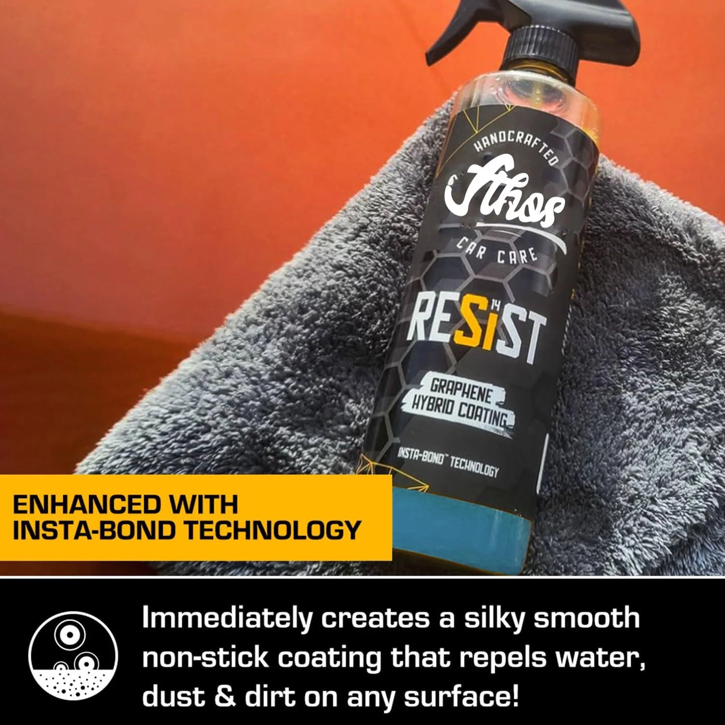 Graphene Spray Coating UV Ceramic Coating for Cars 2 in 1 Hybrid Formula Ceramic Spray Coating for Cars Incredibly Slick Glossy Peaceful Pleasures Health and Wellness