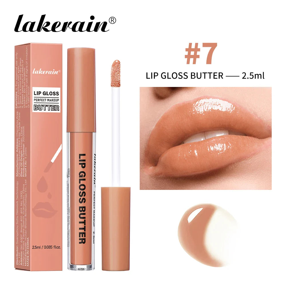 Lakerain Glossy Lip Gloss Butter – Mirror Finish & Moisturising