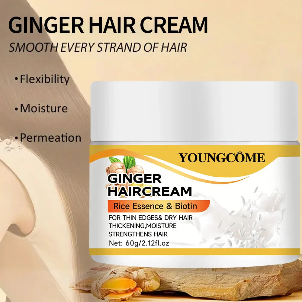 YOUNGCOME Ginger Hair Cream – Strengthening Scalp Serum