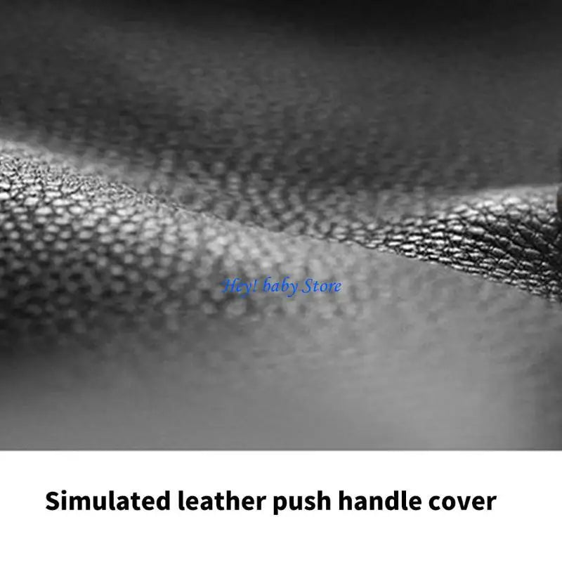 Baby Stroller Handle Cover | PU Leather Grip Protector