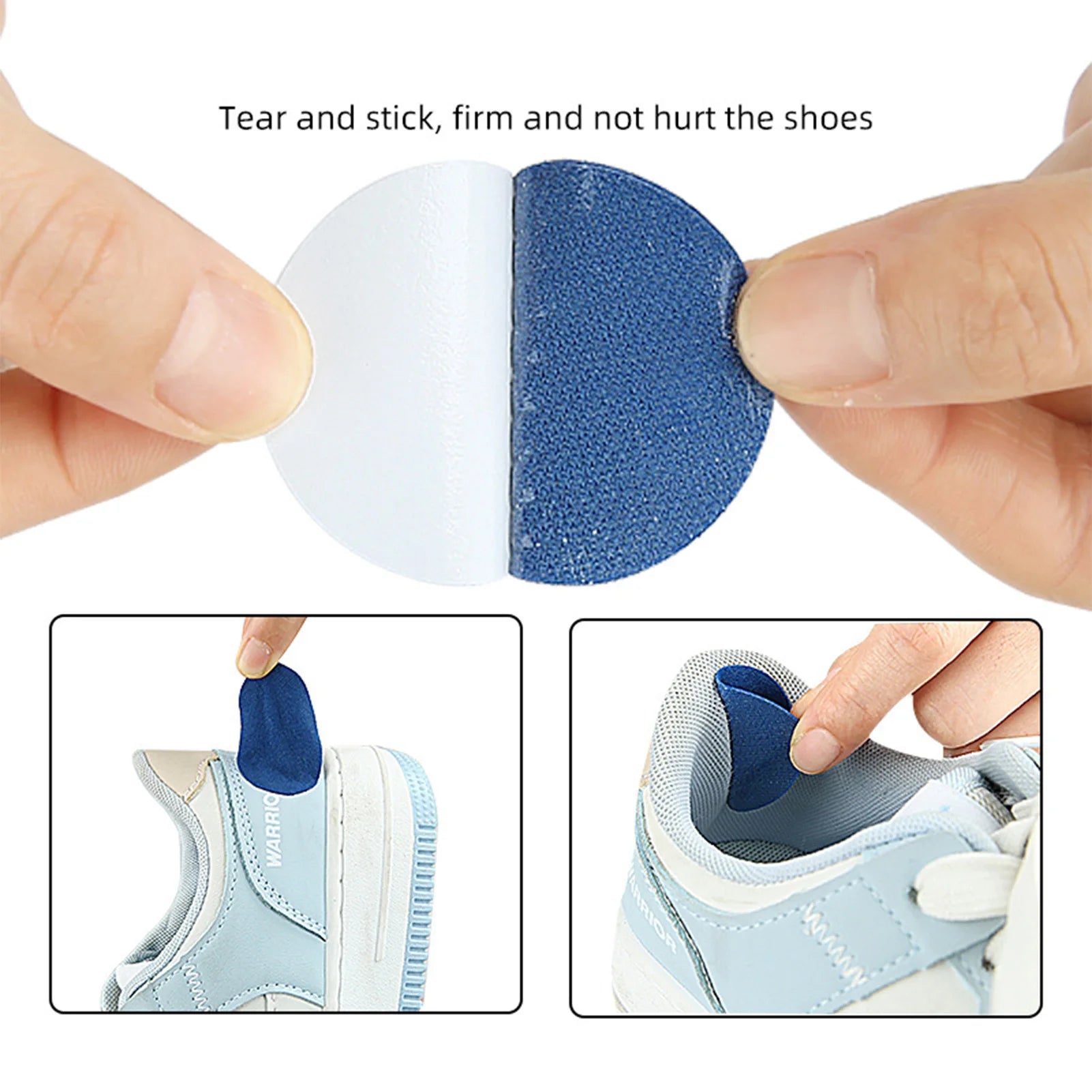 6pcs Inside Shoe Repair Patches Multi Color Inside Hole Repair Shoe Patches for Most Types of Shoes Peaceful Pleasures Health and Wellness