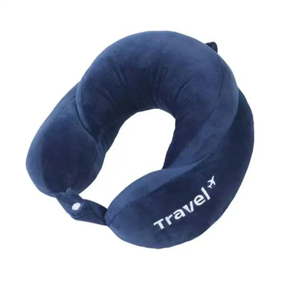 U-Shaped Memory Foam Travel Neck Pillow | Ergonomic Support
