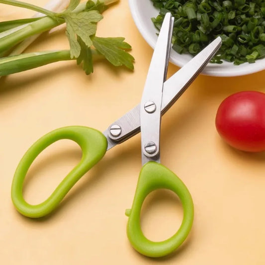 Heavy Duty 5-Layer Stainless Steel Kitchen Shears & Scissors Kitchen Shears Peaceful Pleasures Health and Wellness