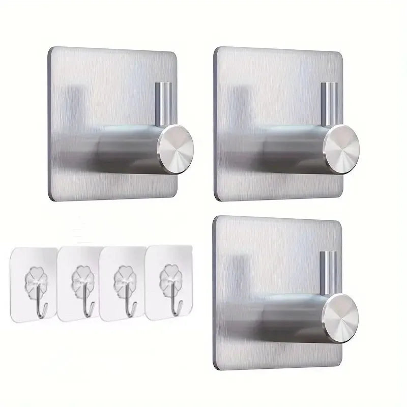 Heavy-Duty Stainless Steel Wall Hooks | Waterproof 6/7 Pack