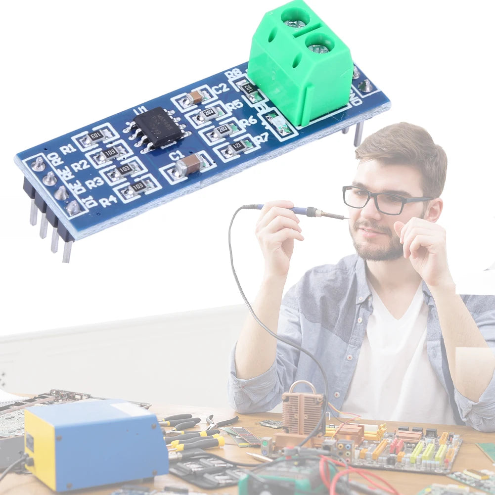 MAX485 RS-485 TTL Converter Module for Arduino & MCU Electronics Peaceful Pleasures Health and Wellness