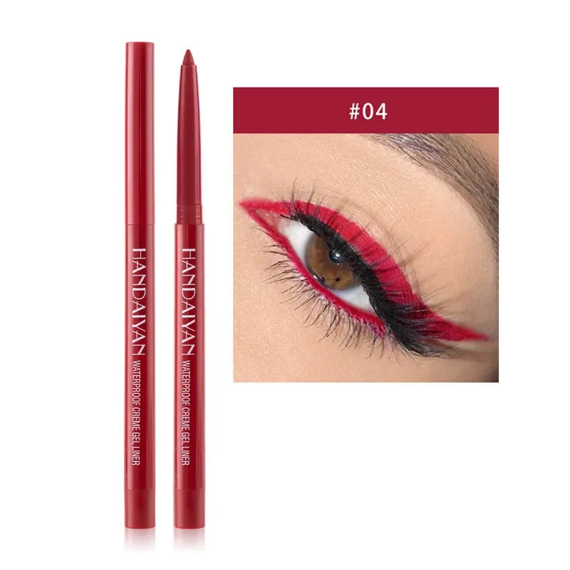 Handaiyan 20-Color Waterproof Matte Gel Eyeliner Pencil
