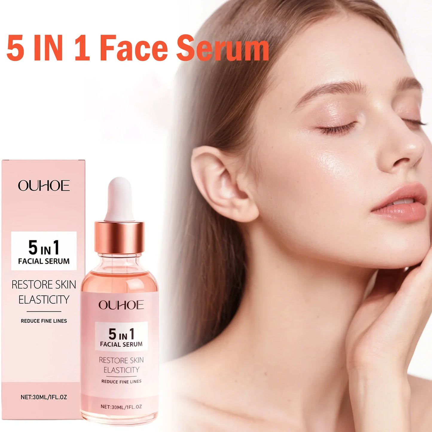 5-in-1 Vitamin C Niacinamide Face Serum – Brightening & Anti-Aging