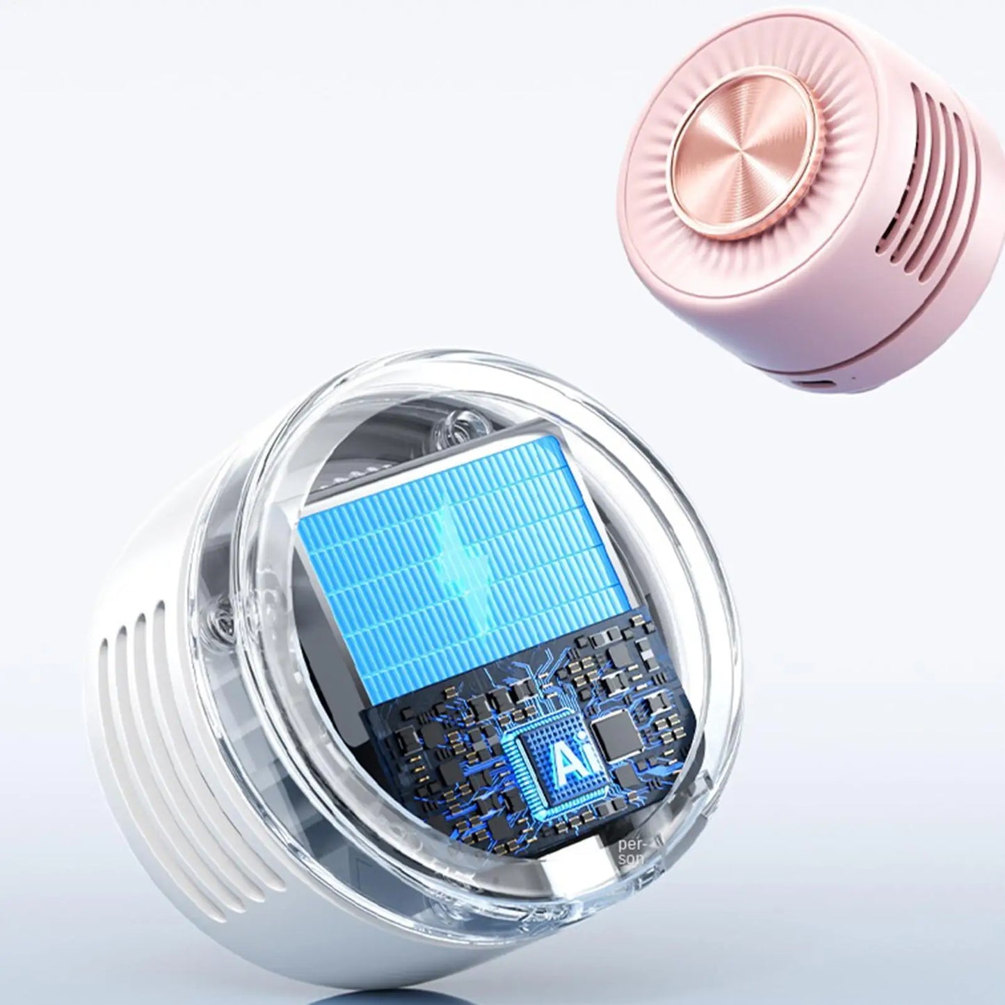 Portable Clip-On Mini Fan | 360° USB Rechargeable, 3 Speeds