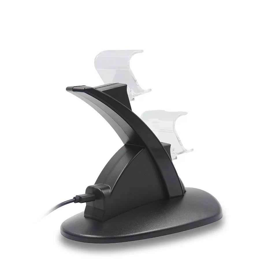 PS4 Dual Controller Charging Dock Stand with LED Indicator