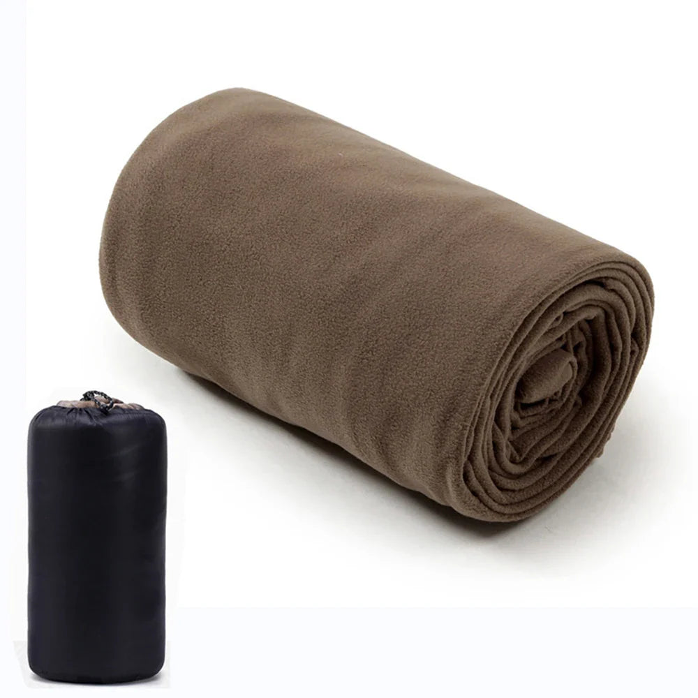 Soft Fleece Sleeping Bag Liner – Ultralight Camping Blanket