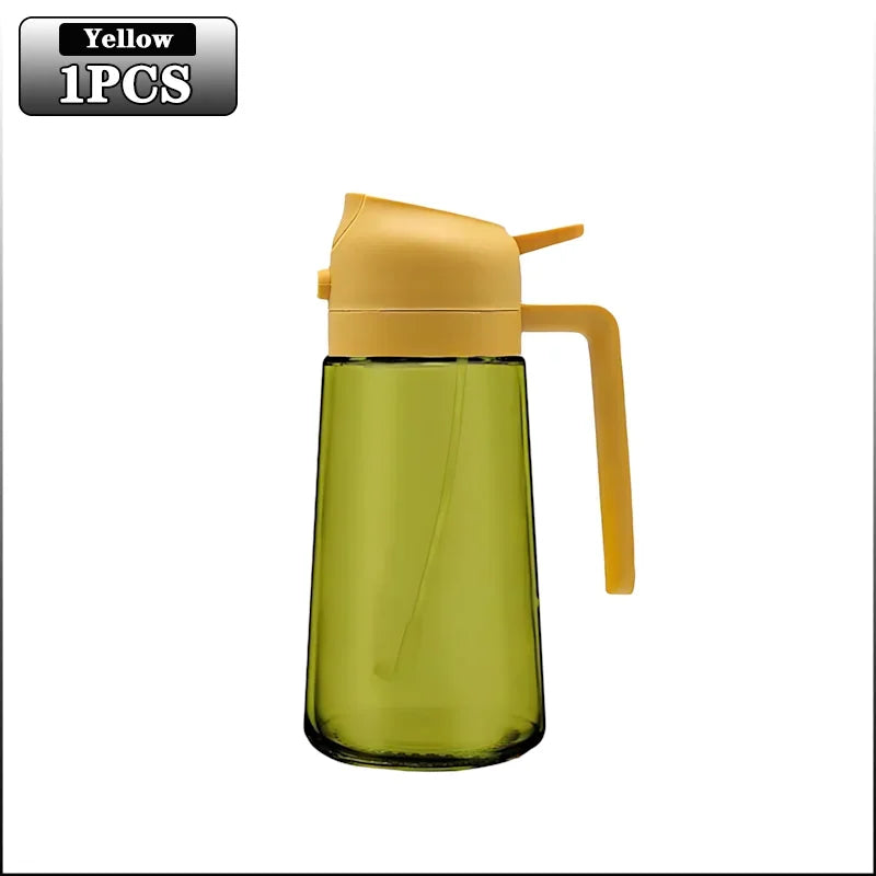 Dark Glass Olive Oil Sprayer – 500ml Lightproof Mister Bottle