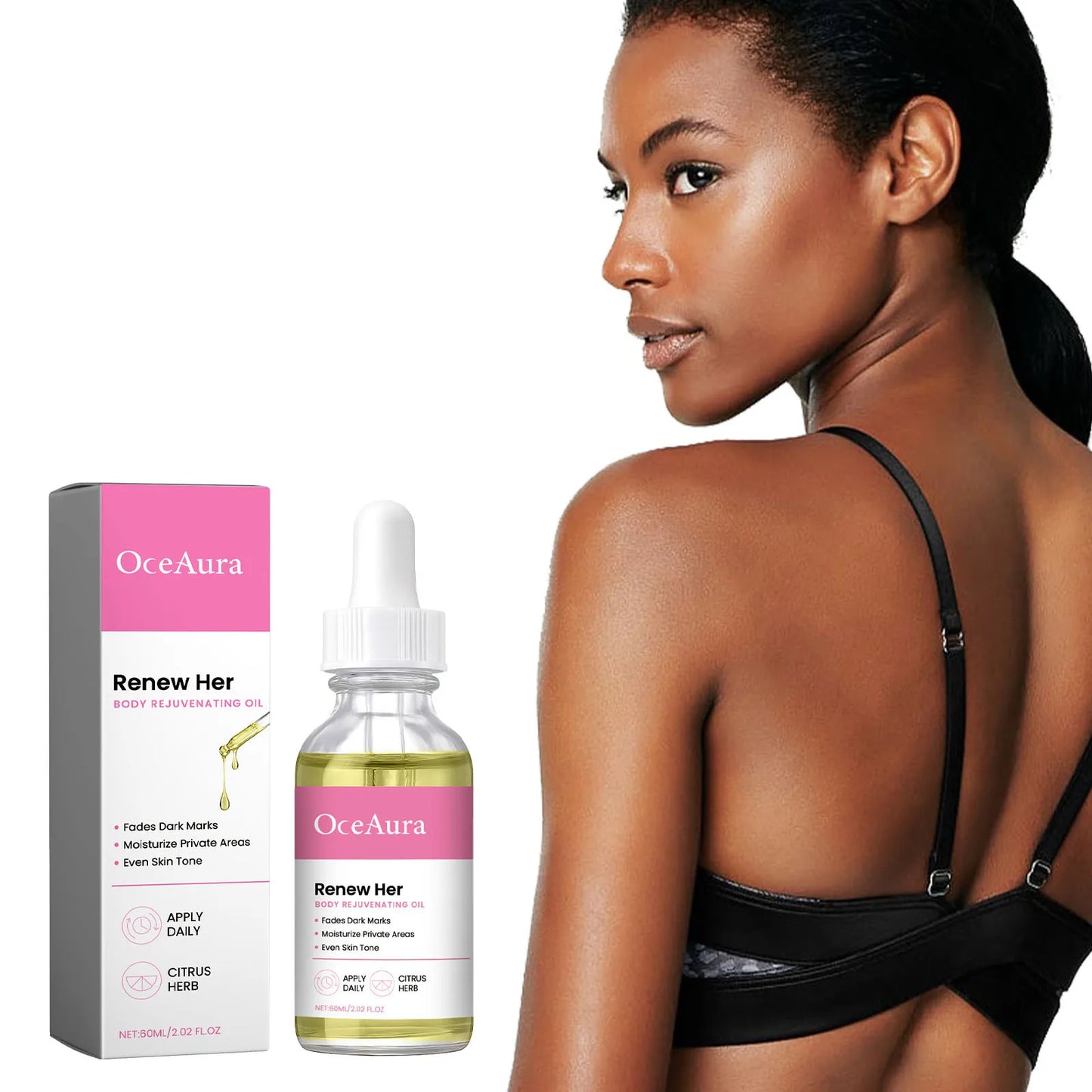 OceAura Body Brightening Oil – Deep Moisturizing & Skin Care