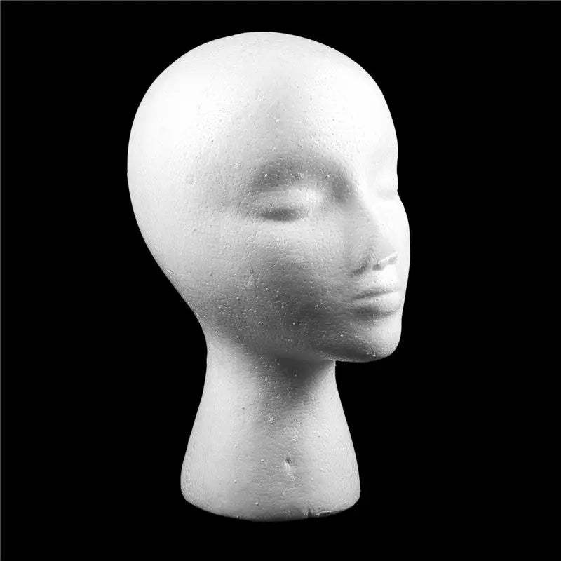 A36T-10Pcs 27.5 X 52Cm Dummy / Mannequin Head Female Foam(Polystyrene) Exhibitor For Cap, Headphones, Hair Accessories Peaceful Pleasures Health and Wellness