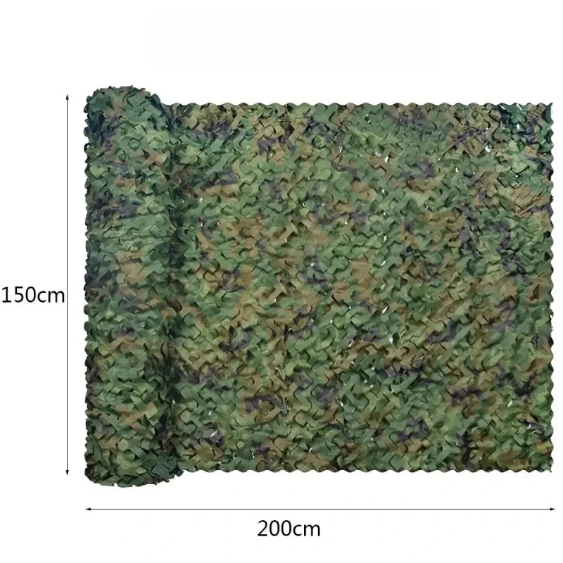 Cover, Conceal or Decorate with This 150x200cm Tactical Woodland Camo Net – Ideal for Hunting, Camping, Sun Shade & Photograph Peaceful Pleasures Health and Wellness Jungle