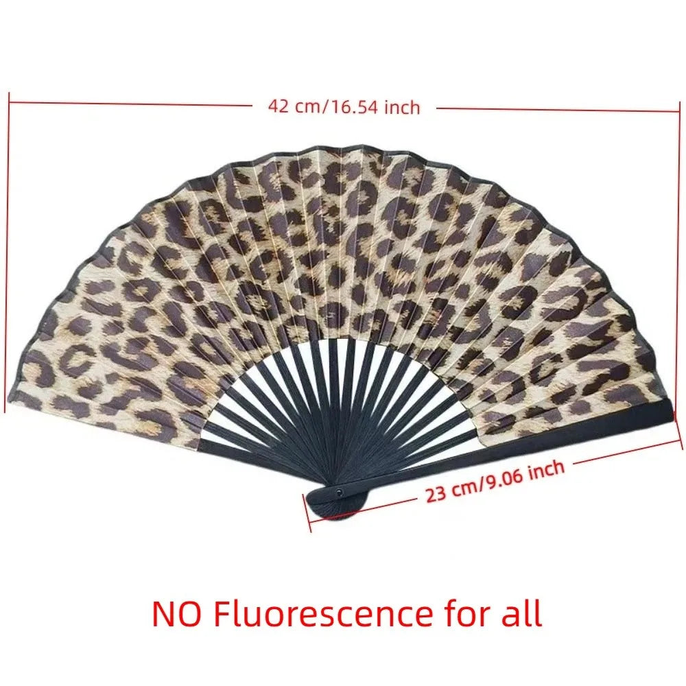 23cm Gradient Folding Kung Fu Fan | Rave, Dance & Costume
