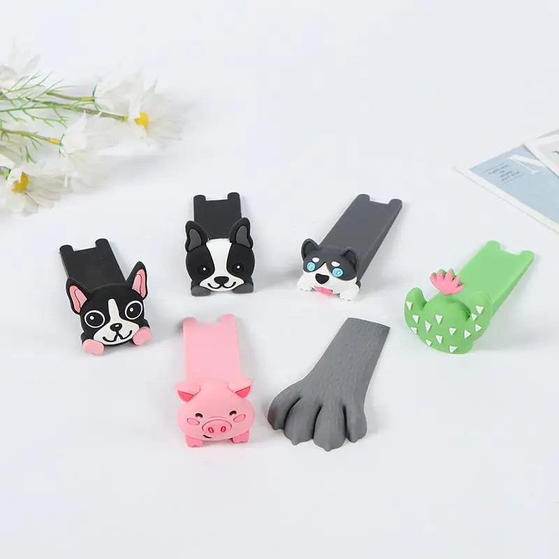 New 1pc Wedge Doorstops New Silicone Door Stop Reusable Shock Absorbent Block Anti-collision Stopper Home Door Doorstop Peaceful Pleasures Health and Wellness