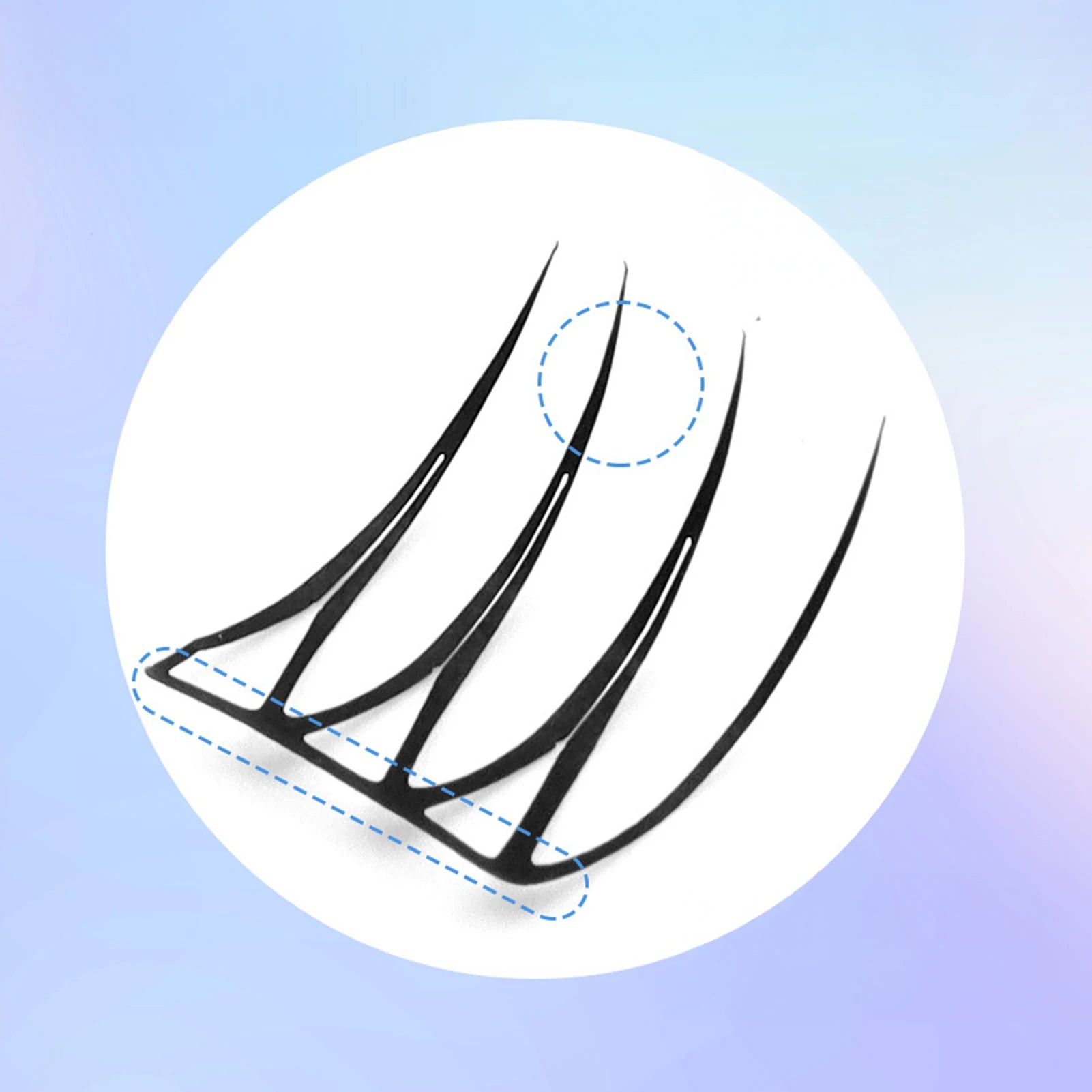 10 Rows For Girl Groups Korean Style U-shape Volume False Eyelashes Natural Thin Wispy Eyelash Extension For Women Enlarge Eyes Peaceful Pleasures Health and Wellness