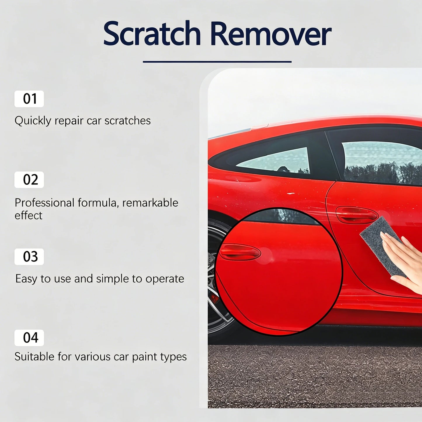 Homonth Car Scratch Repair Paste | Polish, Wax & Swirl Remover