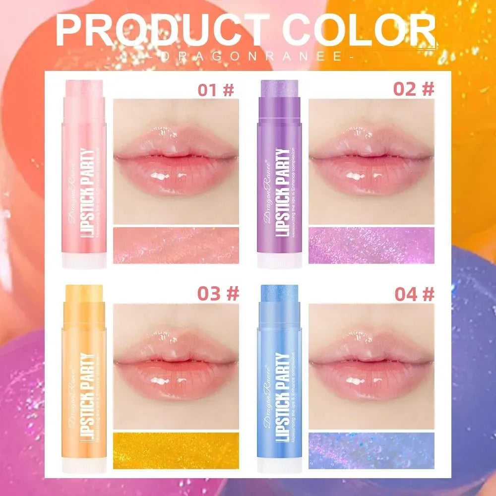 Dragon Ranee Mirror Gloss Lipstick Set 4 Pcs – Shimmer & Hydration